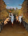 The Football Players Henri Rousseau Post Impressionism Naive Primitivism